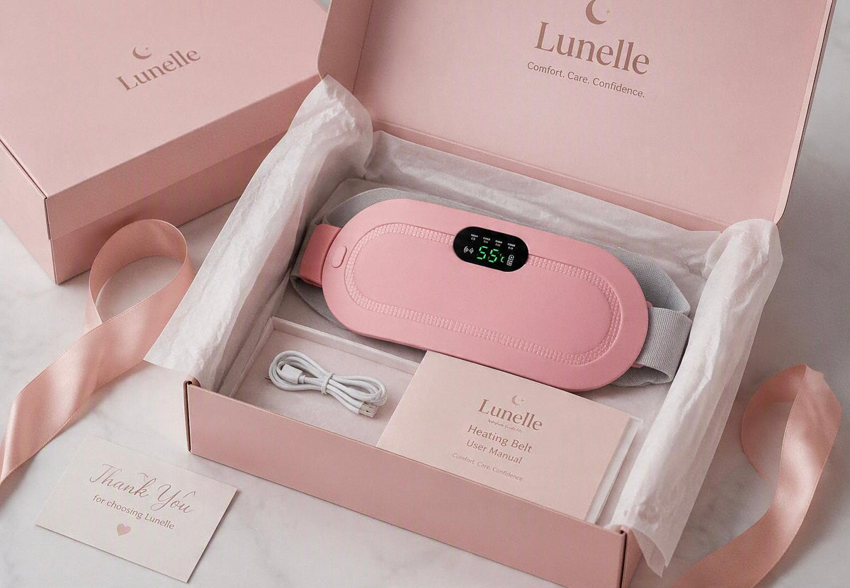 Lunelle™ Wearable Heating & Massage Belt