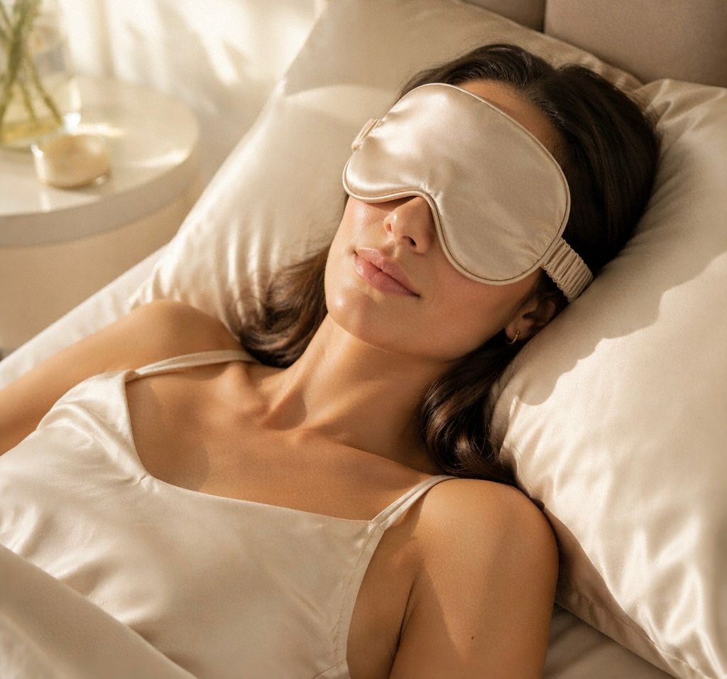 Lunelle Dream Duo™ – Silk Sleep Mask | Buy 1 Get 1 Free